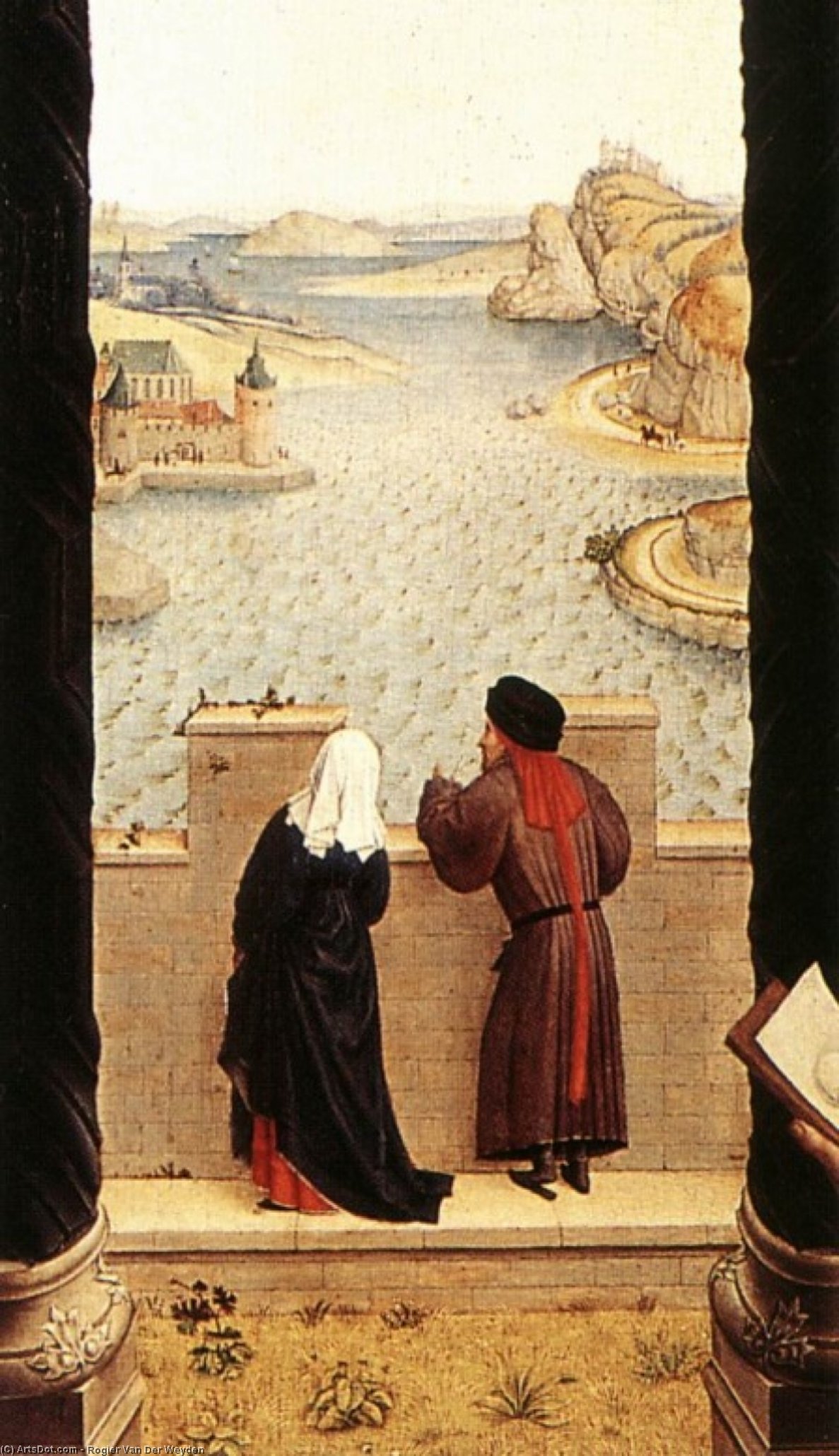 St Luke Drawing The Portrait Of The Madonna — Rogier Van Der Weyden