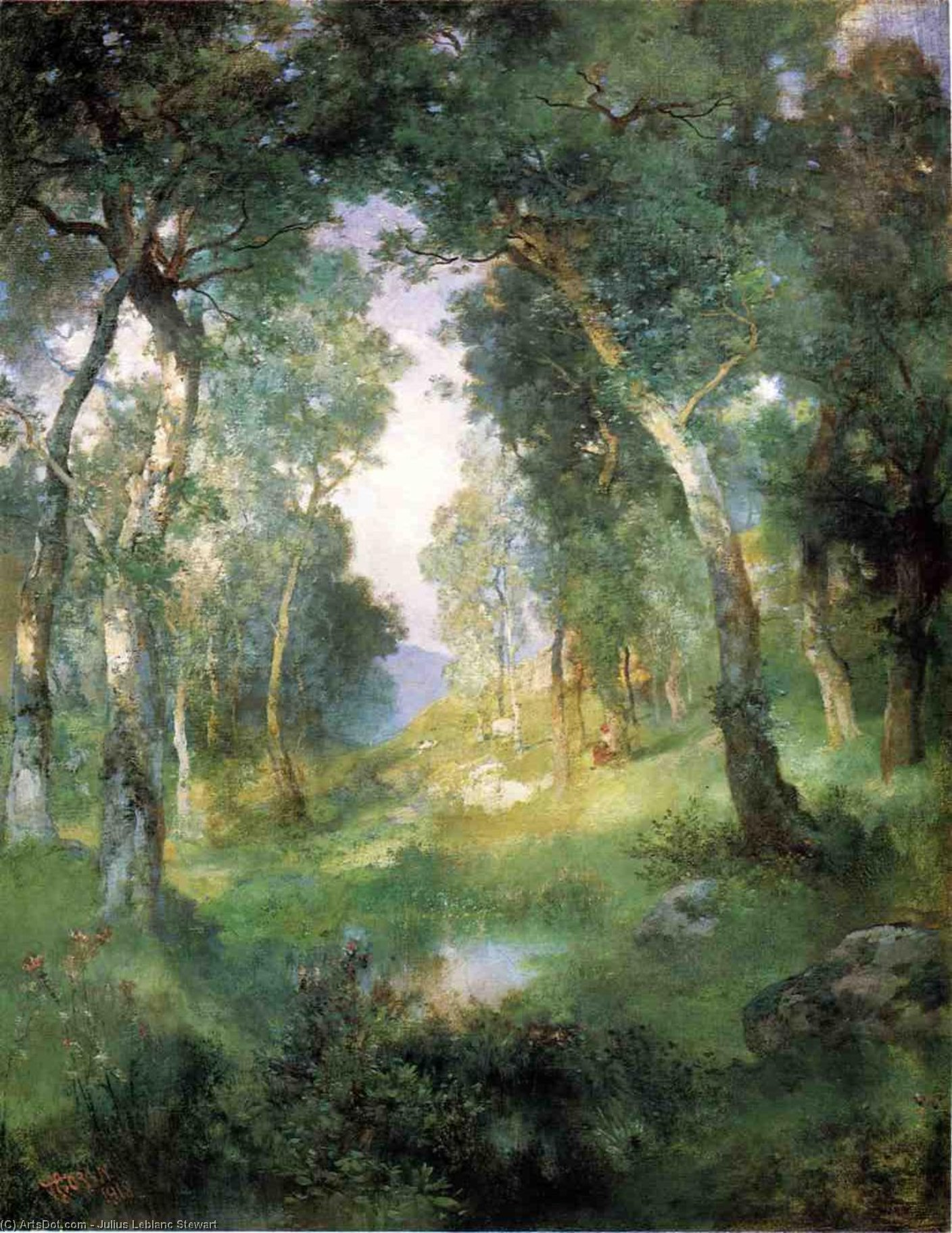 Forest Glade, Santa Barbara — Julius Leblanc Stewart