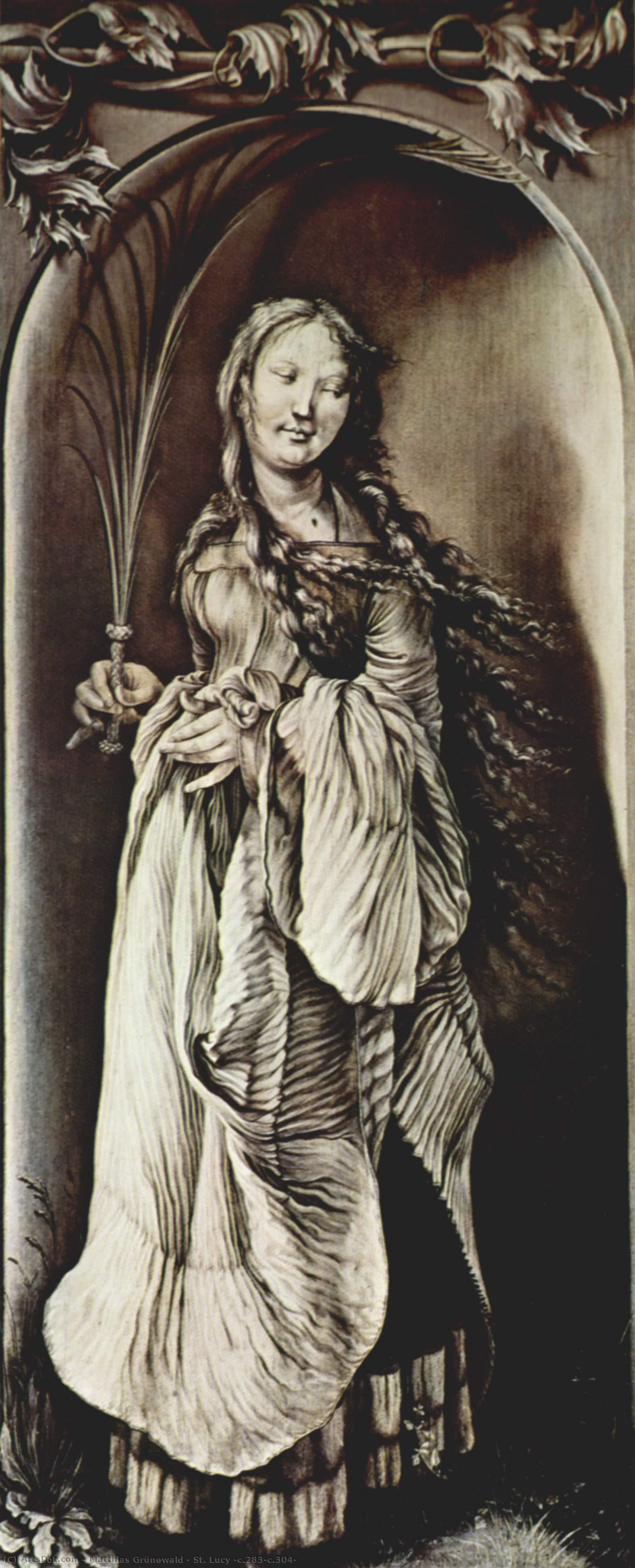 St. Lucy (c.283-c.304) — Matthias Grünewald