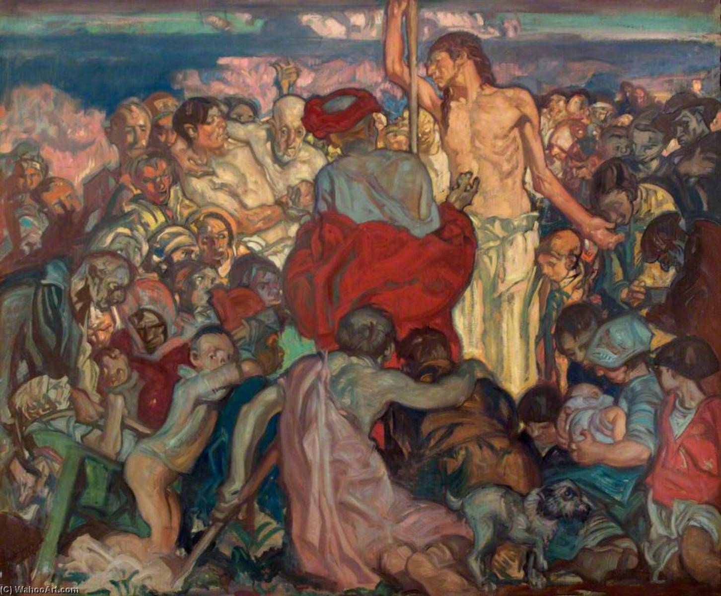 Saint John The Baptist Preaching — Frank Brangwyn