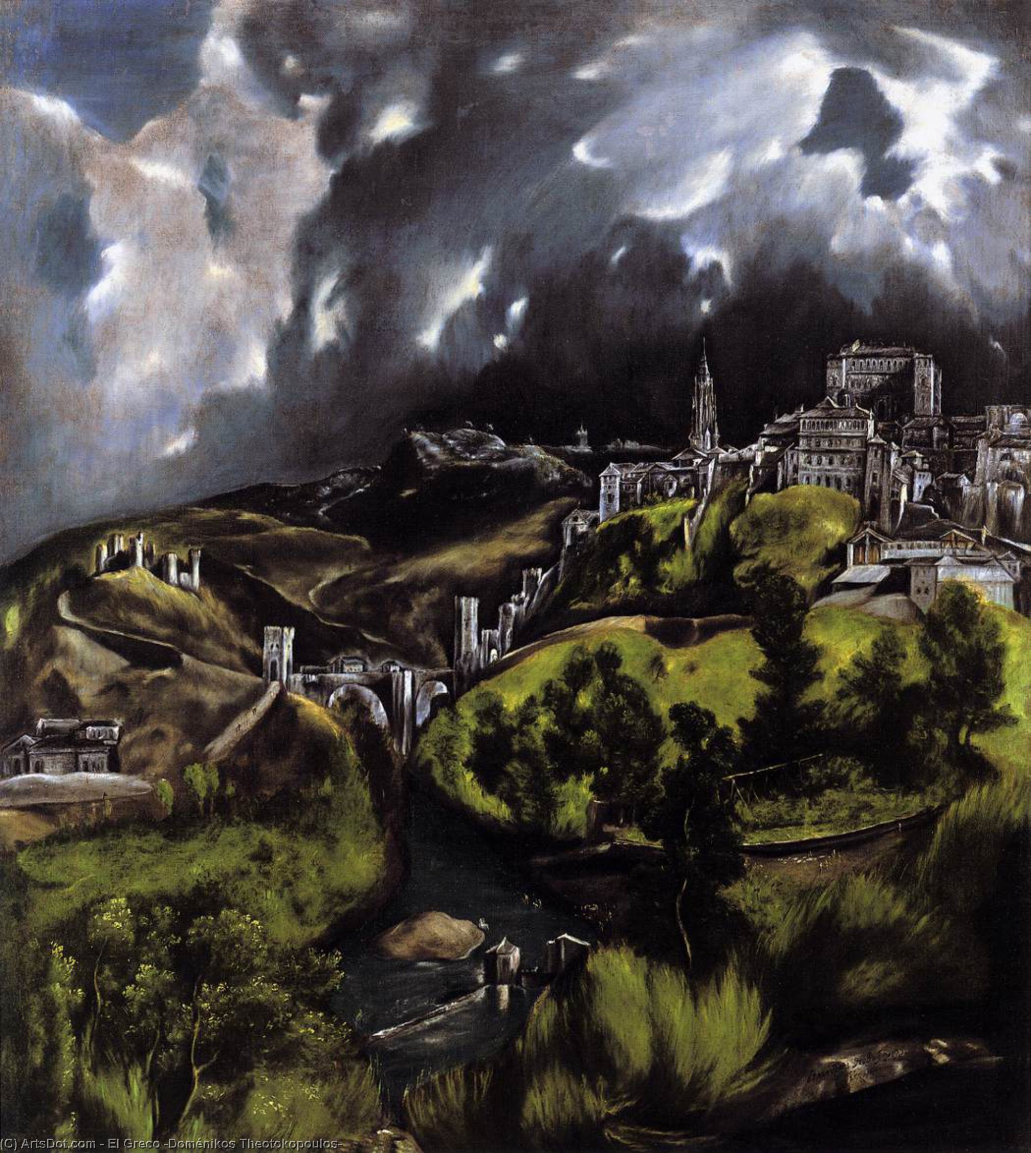 A View Of Toledo — El Greco