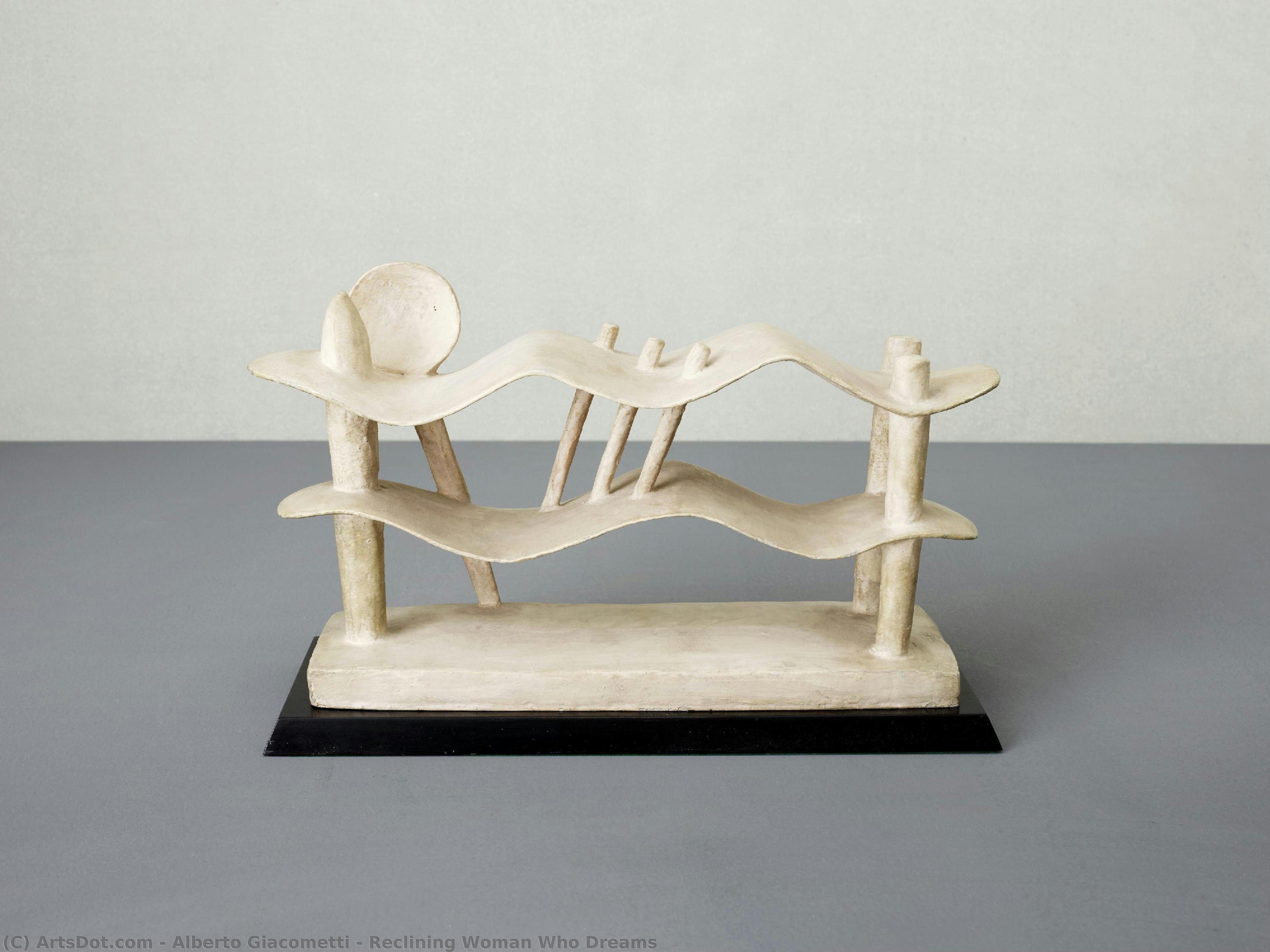 Reclining Woman Who Dreams — Alberto Giacometti