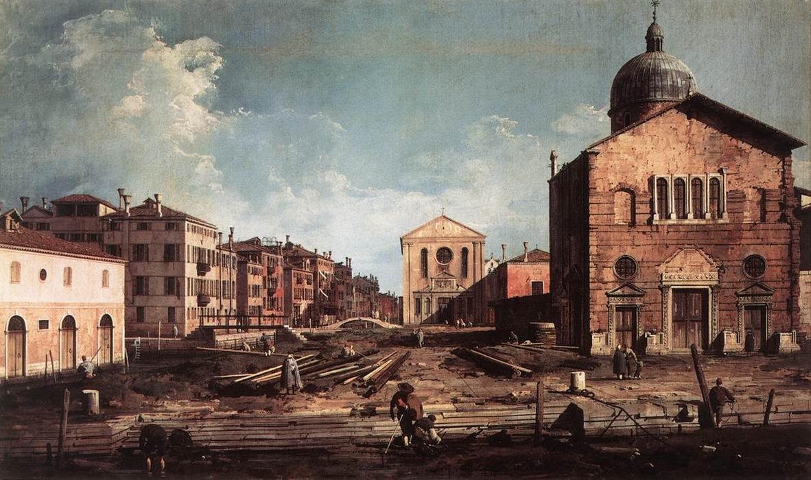 View Of San Giuseppe Di Castello — Canaletto