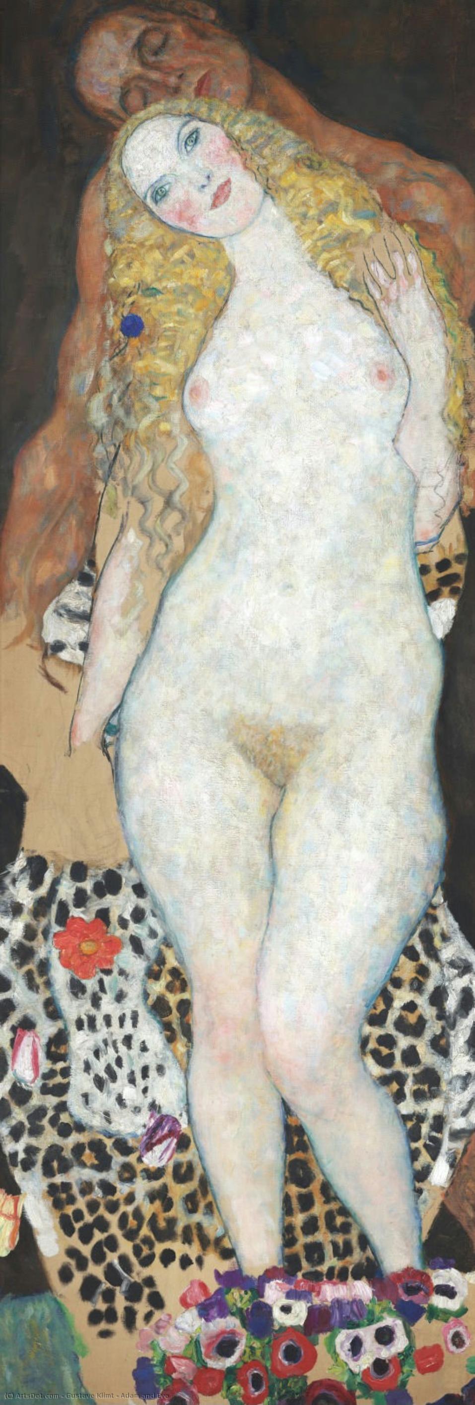 Adam And Eve — Gustav Klimt
