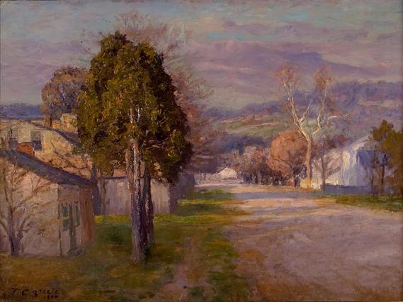 Brookville - A Street — Theodore Clement Steele