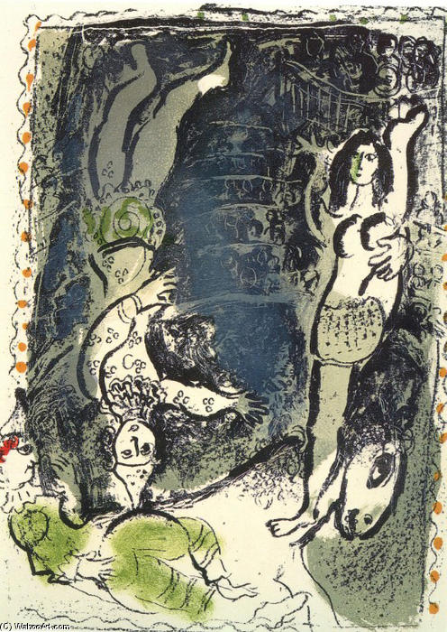 Acrobates — Marc Chagall