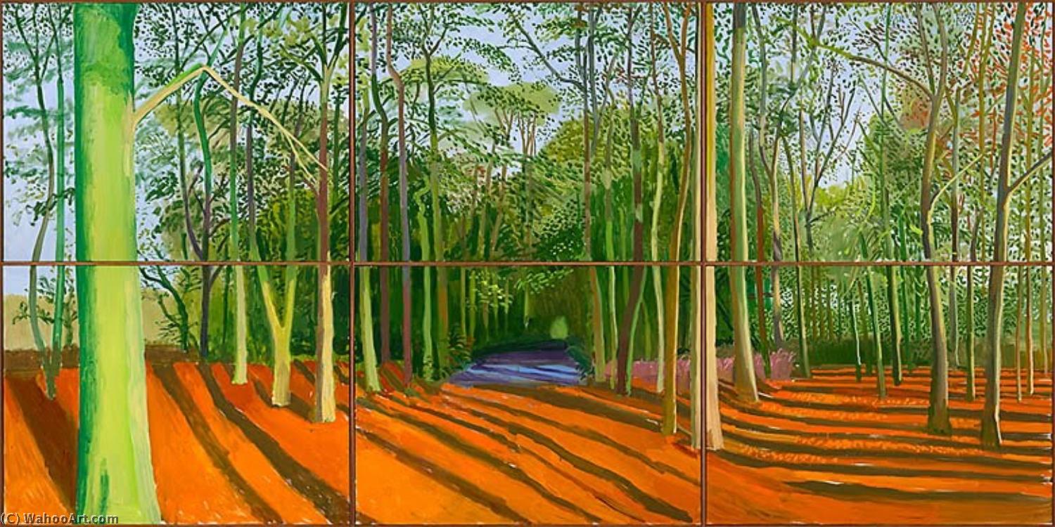 Woods And November — David Hockney