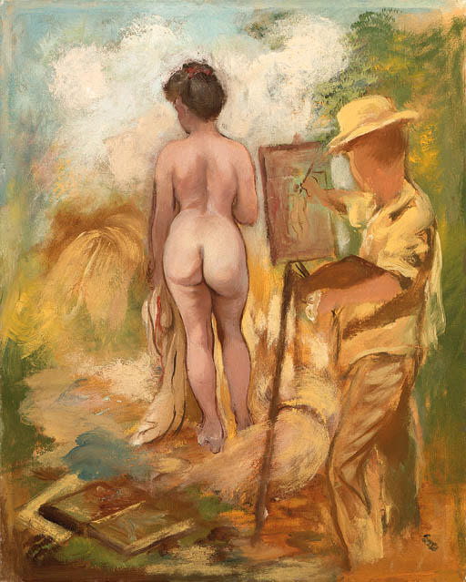 Artist And Model — George Grosz