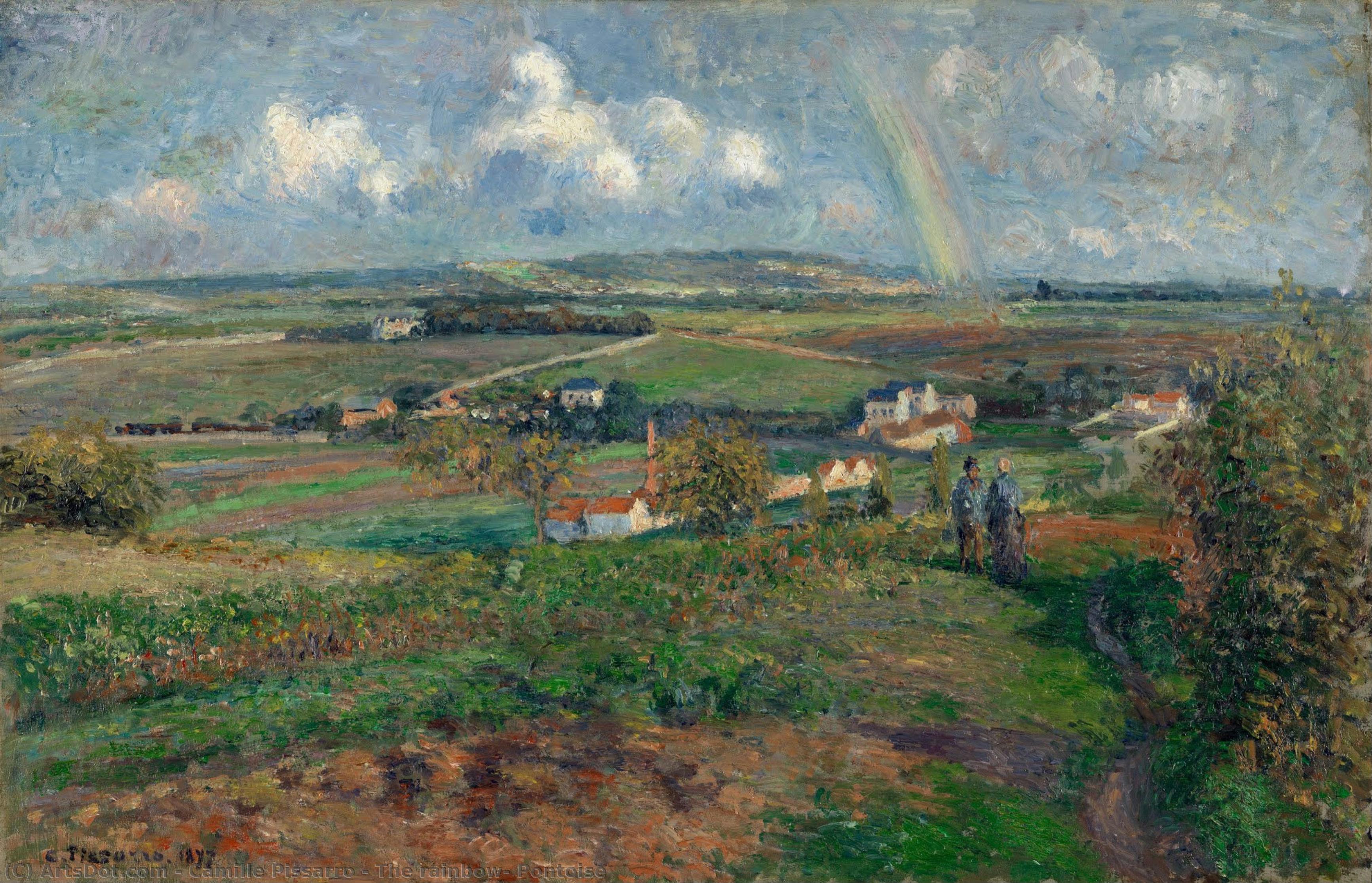 The Rainbow, Pontoise — Camille Pissarro