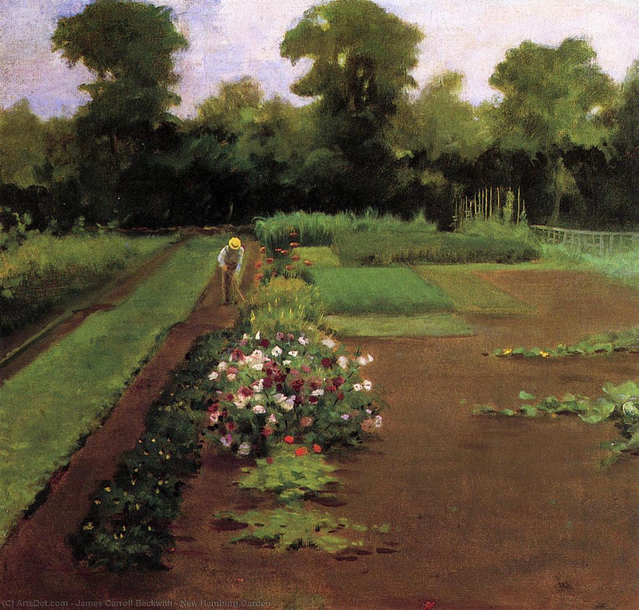 New Hamburg Garden — James Carroll Beckwith
