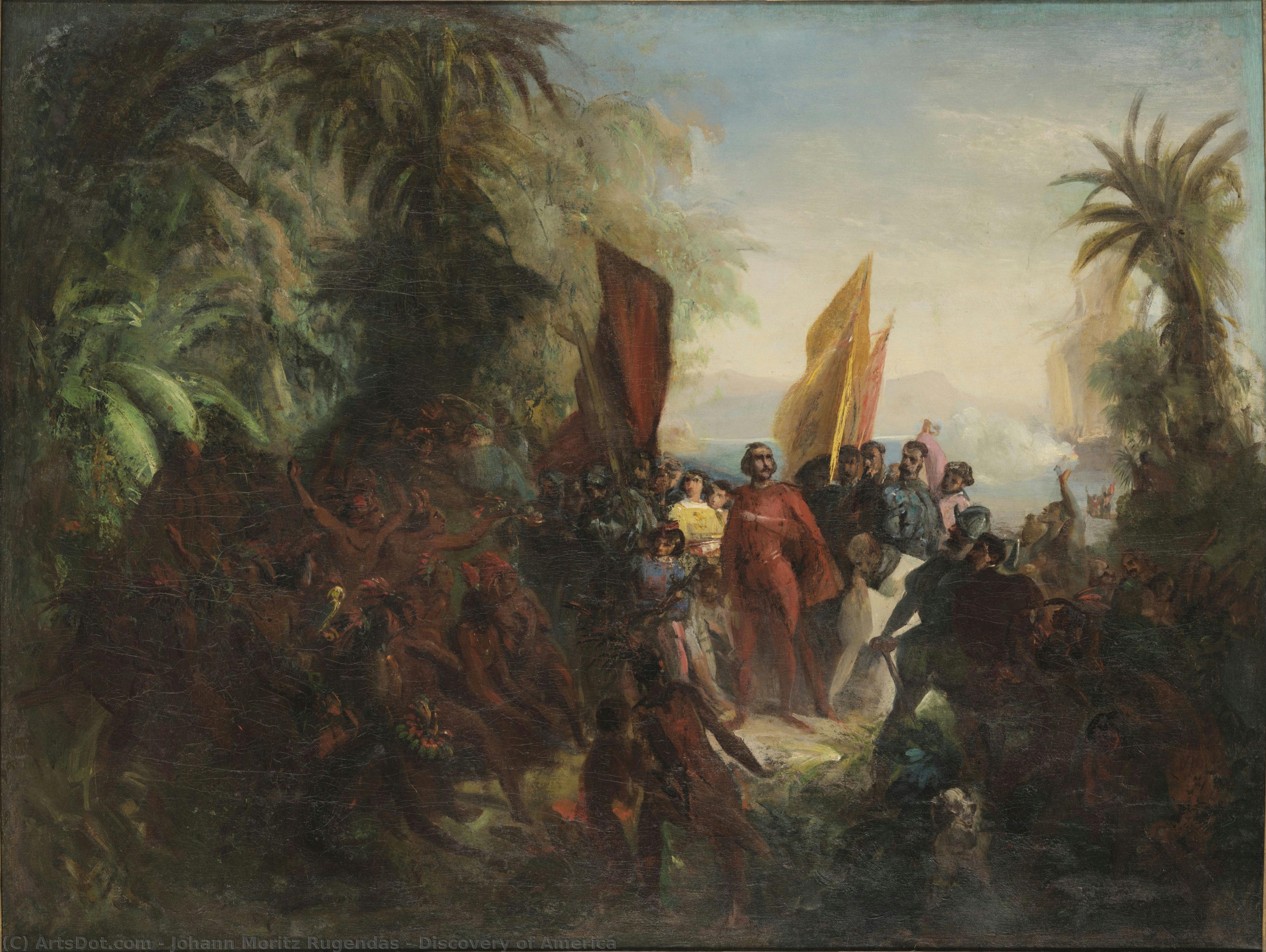 Discovery Of America — Johann Moritz Rugendas