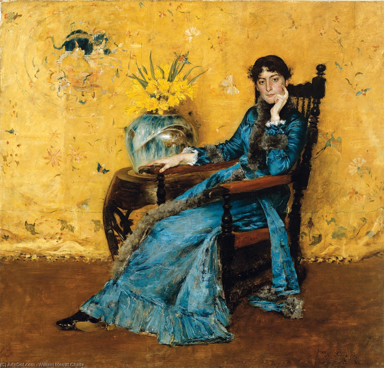 Portrait Of Miss Dora Wheeler — William Merritt Chase