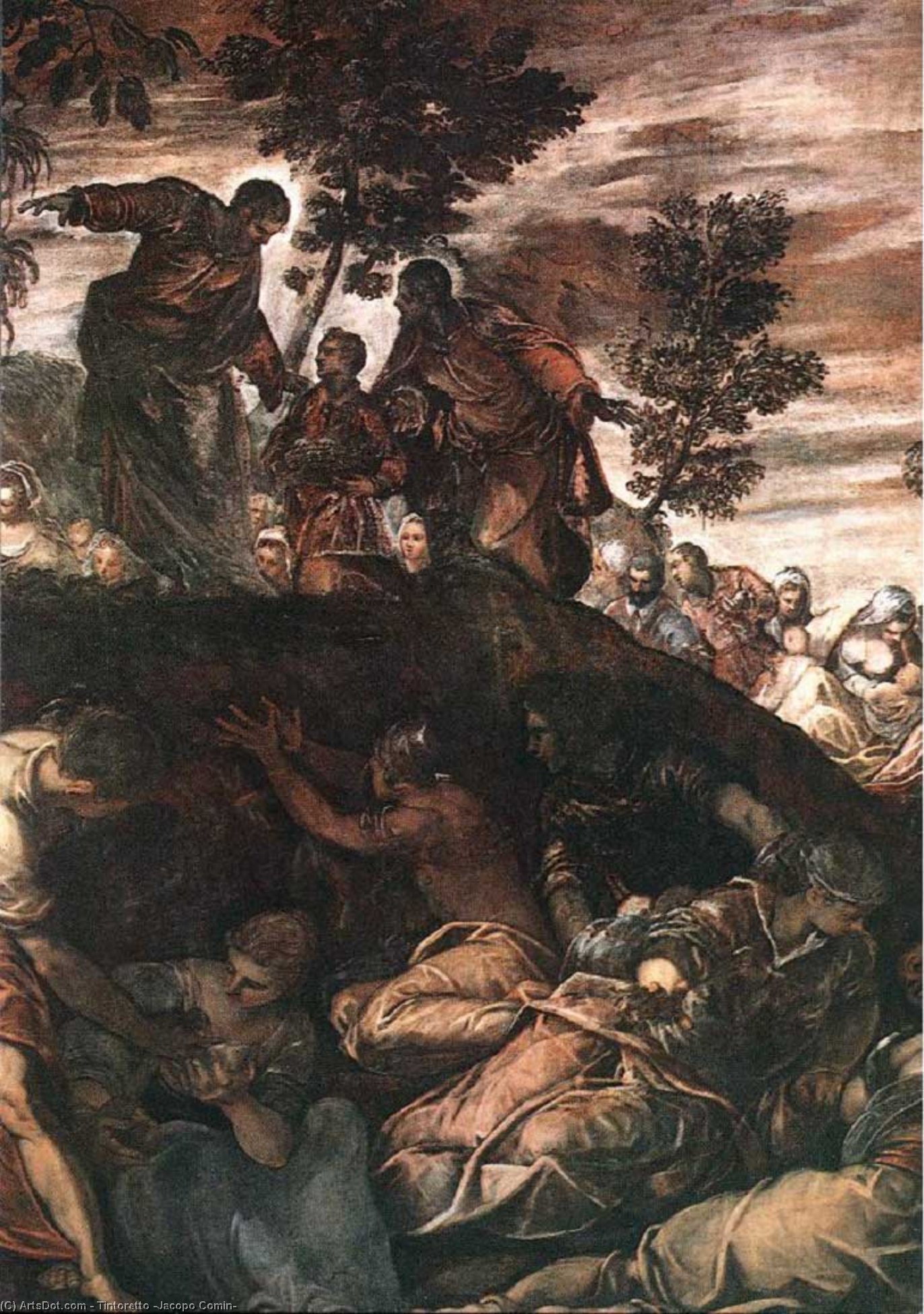 The Miracle Of The Loaves And Fishes — Jacopo Tintoretto