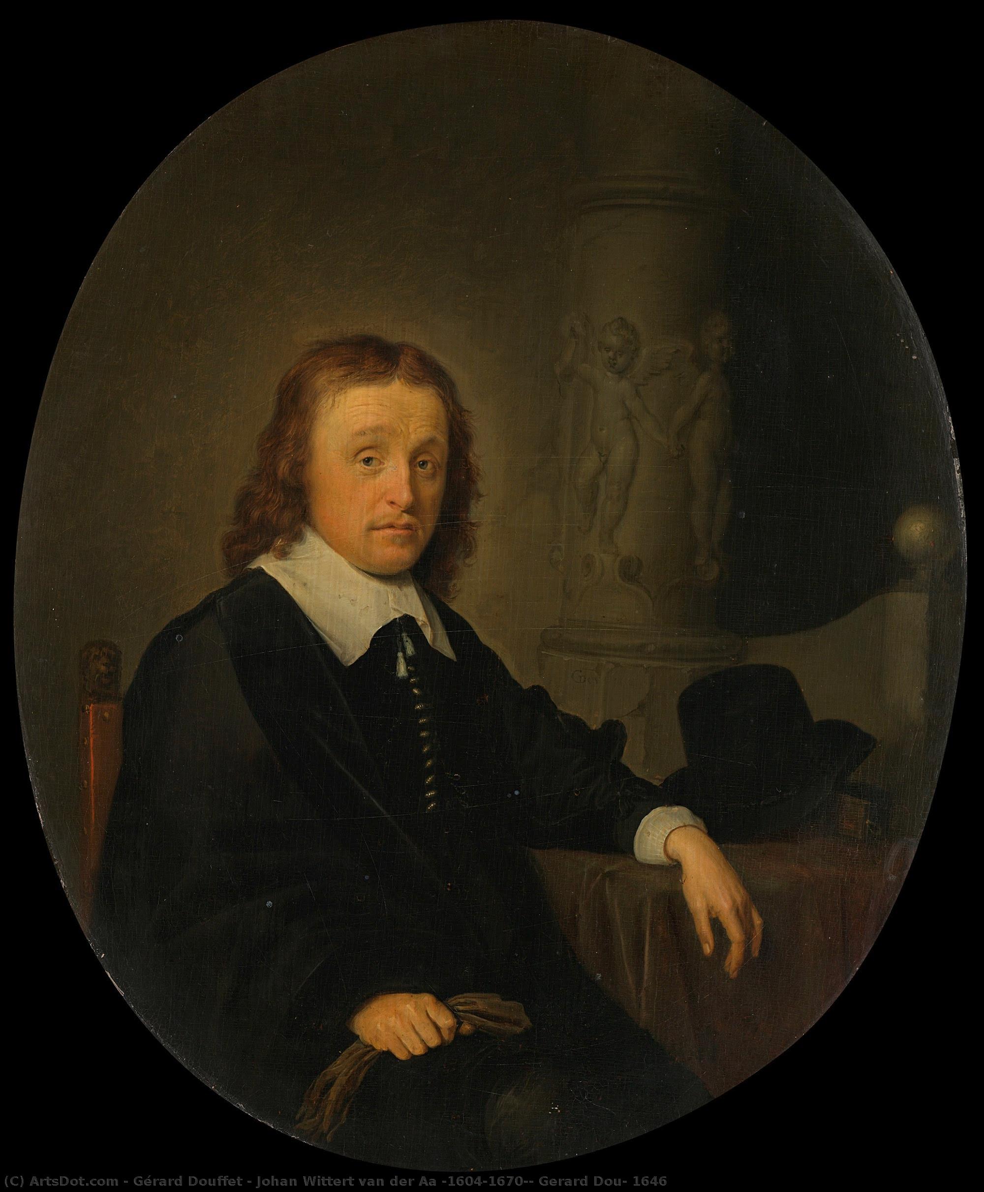 Johan Wittert Van Der Aa (1604-1670), Gerard Dou, 1646 — Gérard Douffet