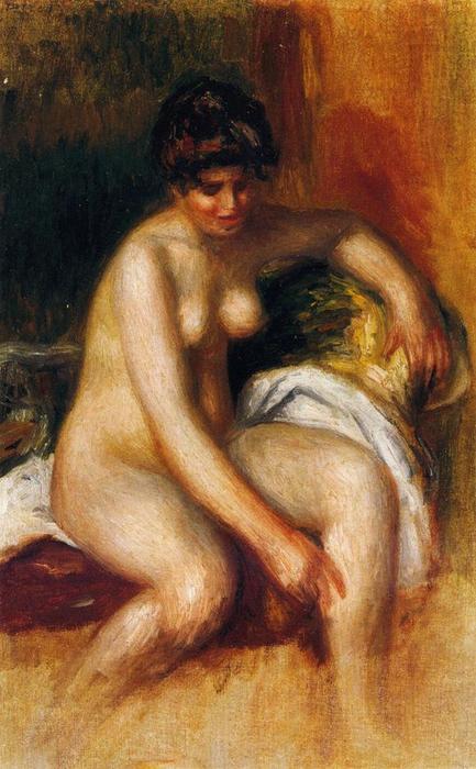 Woman In An Interior — Pierre-auguste Renoir