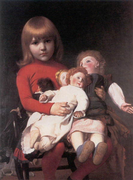 Madeleine Juliette Gérôme Et Ses Poupées — Jean-léon Gérôme