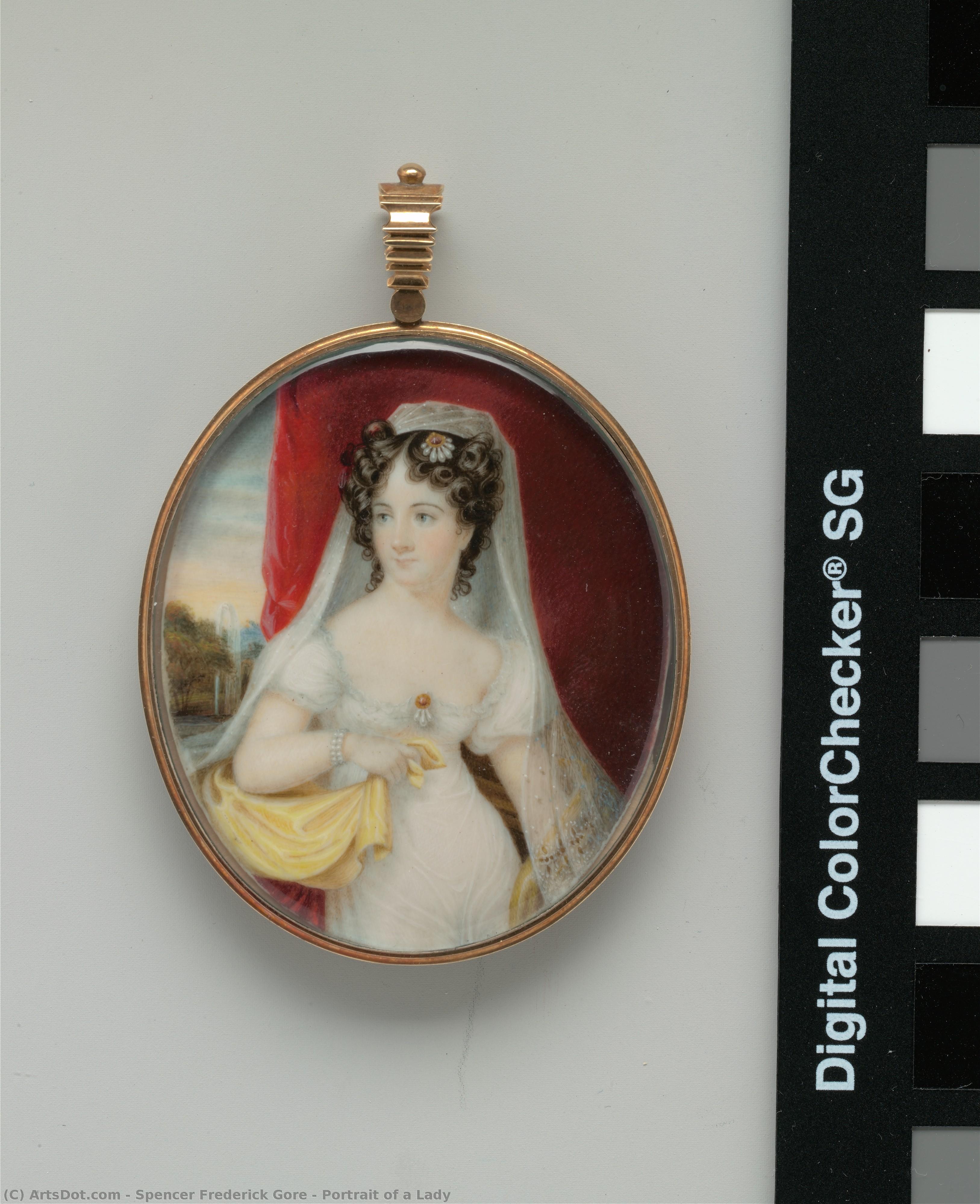 Portrait Of A Lady — Spencer Frederick Gore