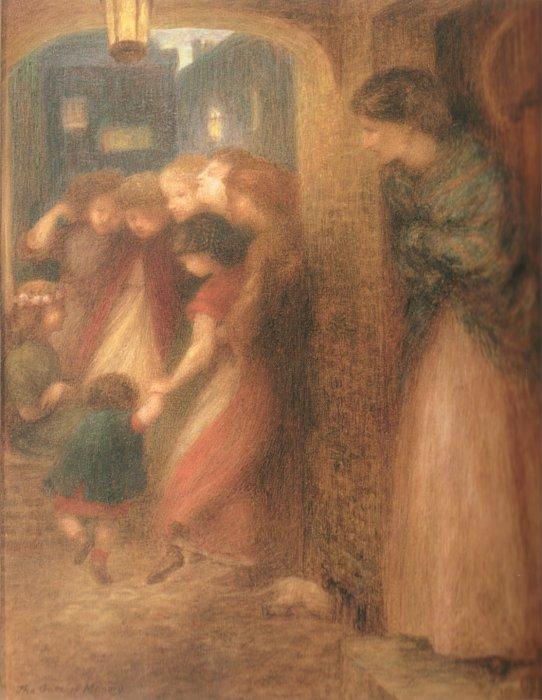 The Gate Of Memory — Dante Gabriel Rossetti