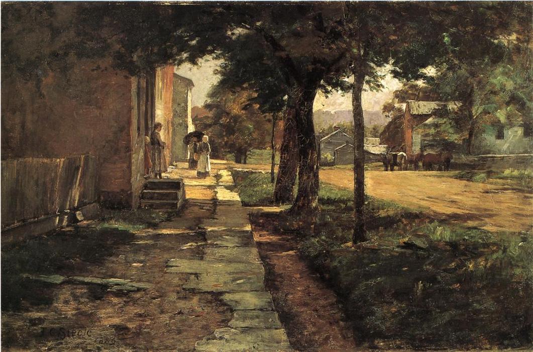 Street In Vernon — Theodore Clement Steele
