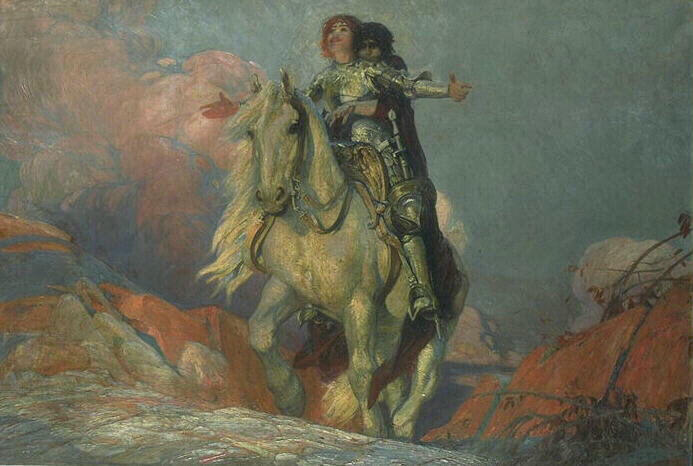 Le Chevalier Et La Destinée La Mort Montée En Croupe — William Laparra