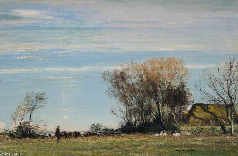 A Sunny Meadow — William Page Atkinson Wells