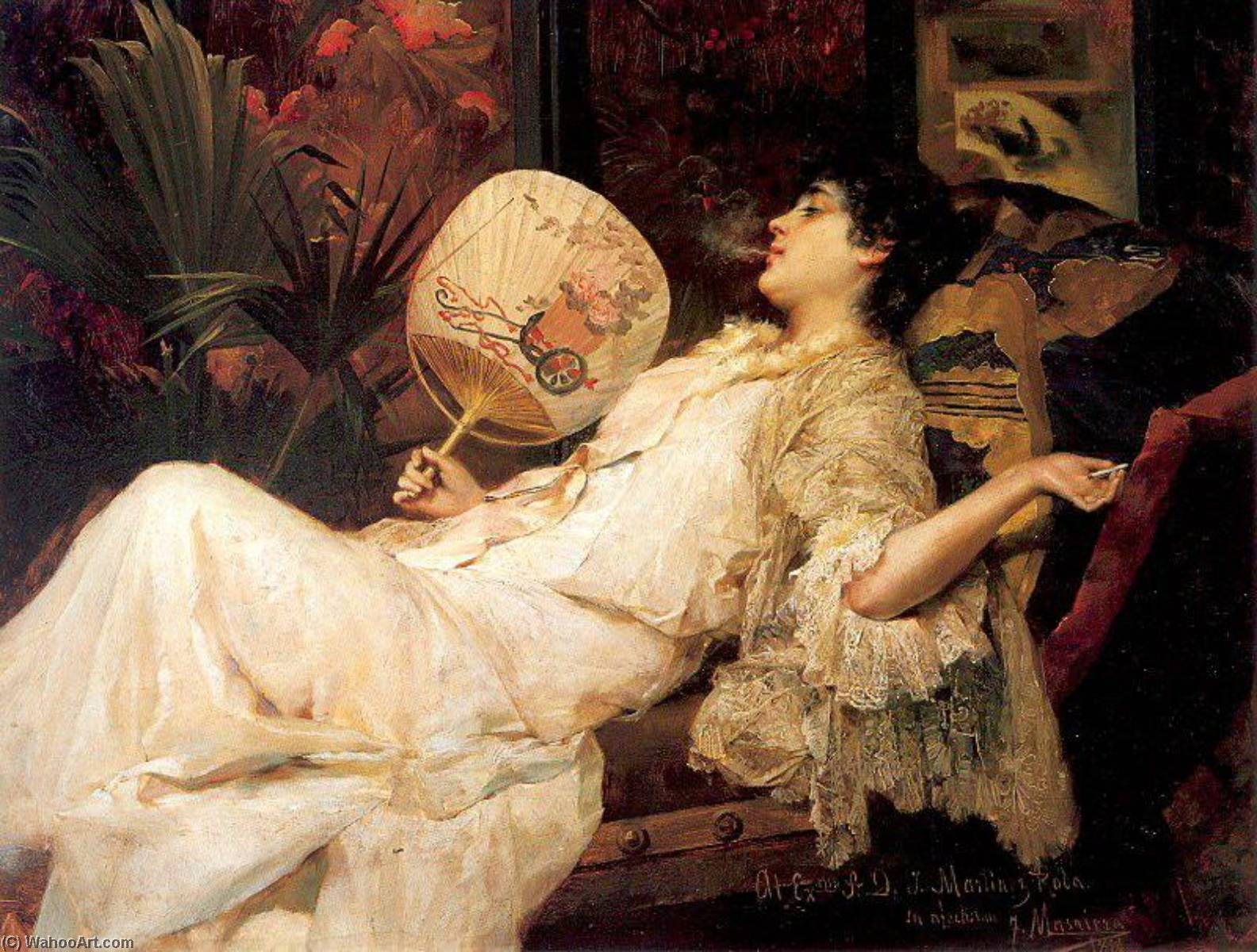 Mujer Tumbada — Francisco Masriera Y Manovens