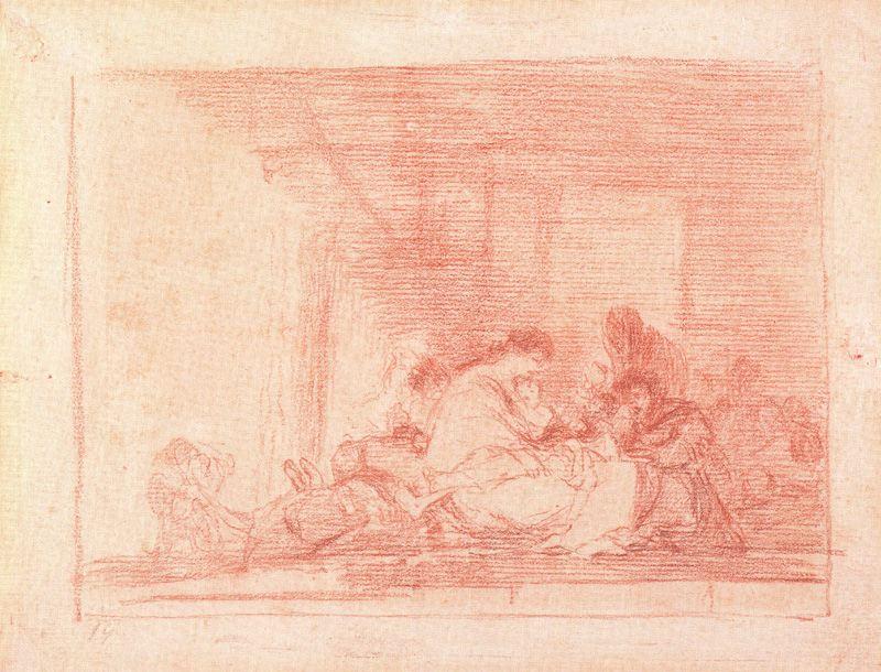 Escena De Hambre 1 — Francisco José De Goya Y Lucientes