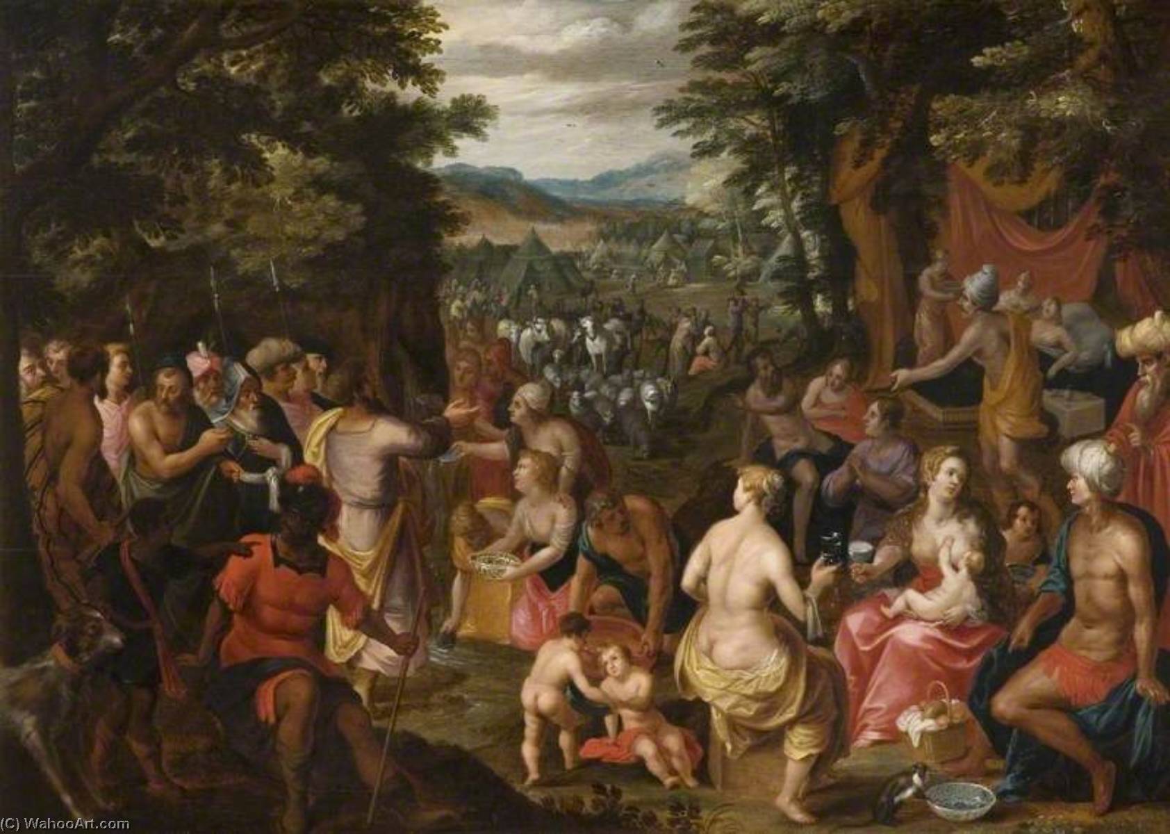 Moses Striking The Rock — Hendrik Van Balen I