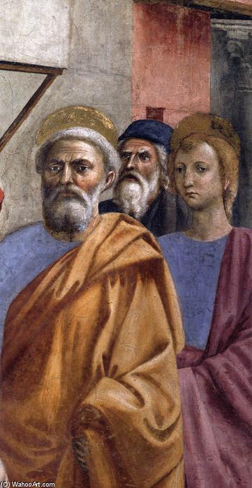 St Peter Healing The Sick With His Shadow (detail) — Masaccio