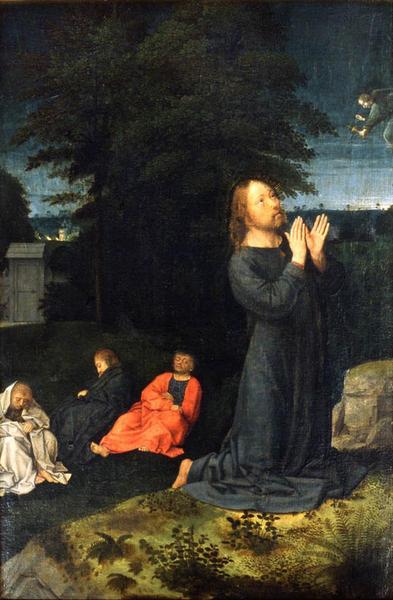 Le Christ Au Jardin Des Oliviers — Gerard David