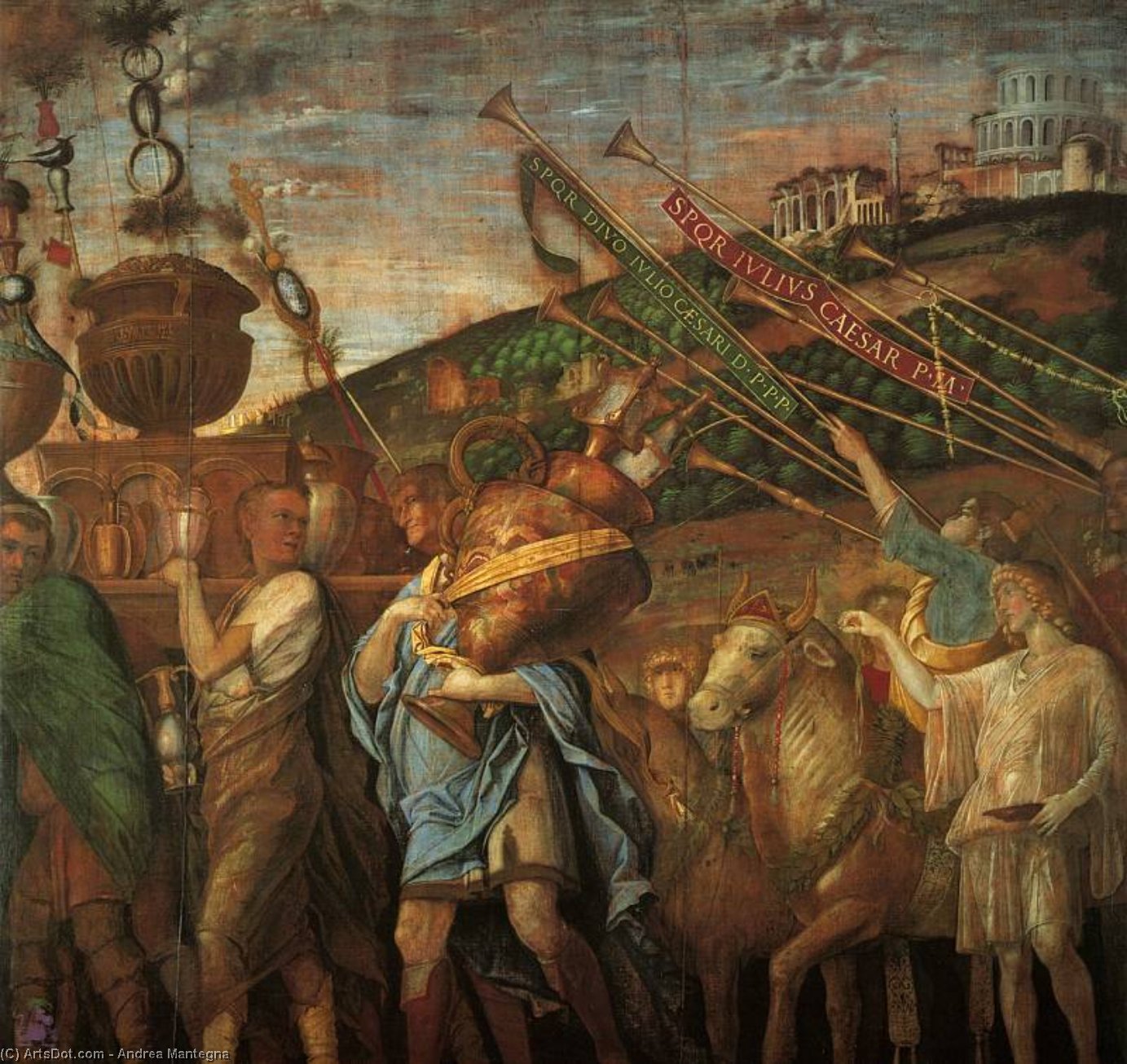 Triumphs Of Caeser (scene 4) - — Andrea Mantegna