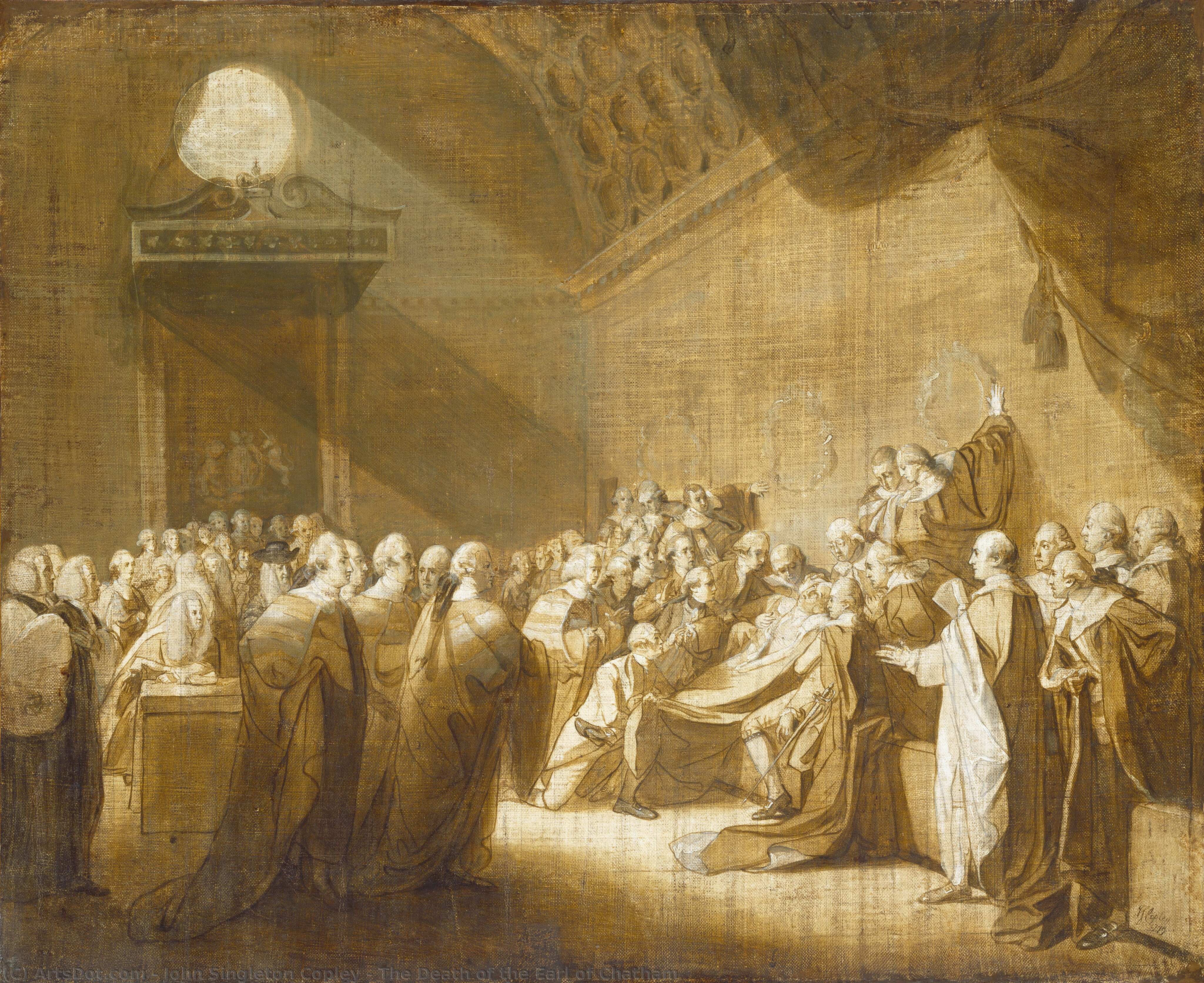 The Death Of The Earl Of Chatham — John Singleton Copley