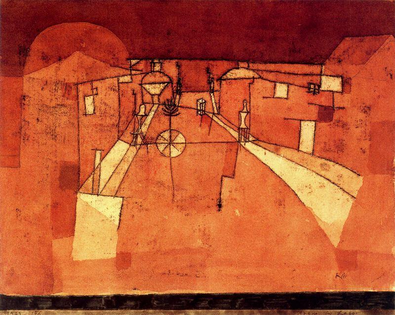 Street In The Camp — Paul Klee