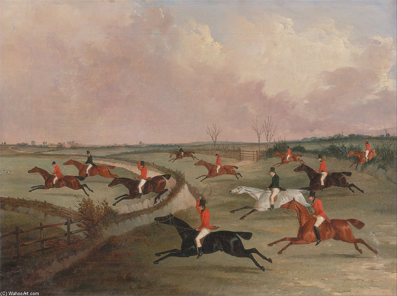 The Quorn Hunt In Full Cry- Second Horses — Henry Thomas Alken