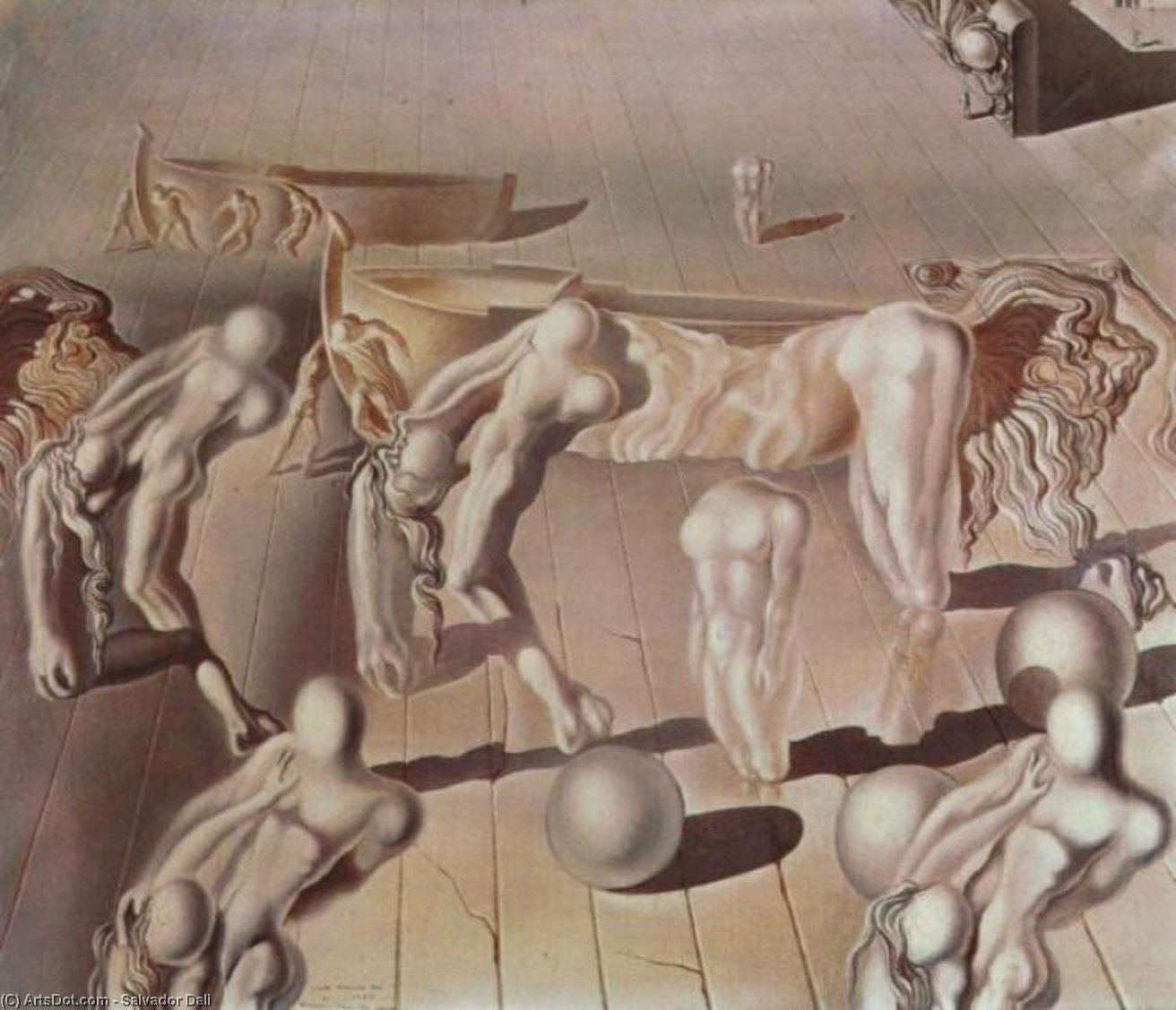 Invisible Sleeping Woman, 1930 — Salvador Dalí