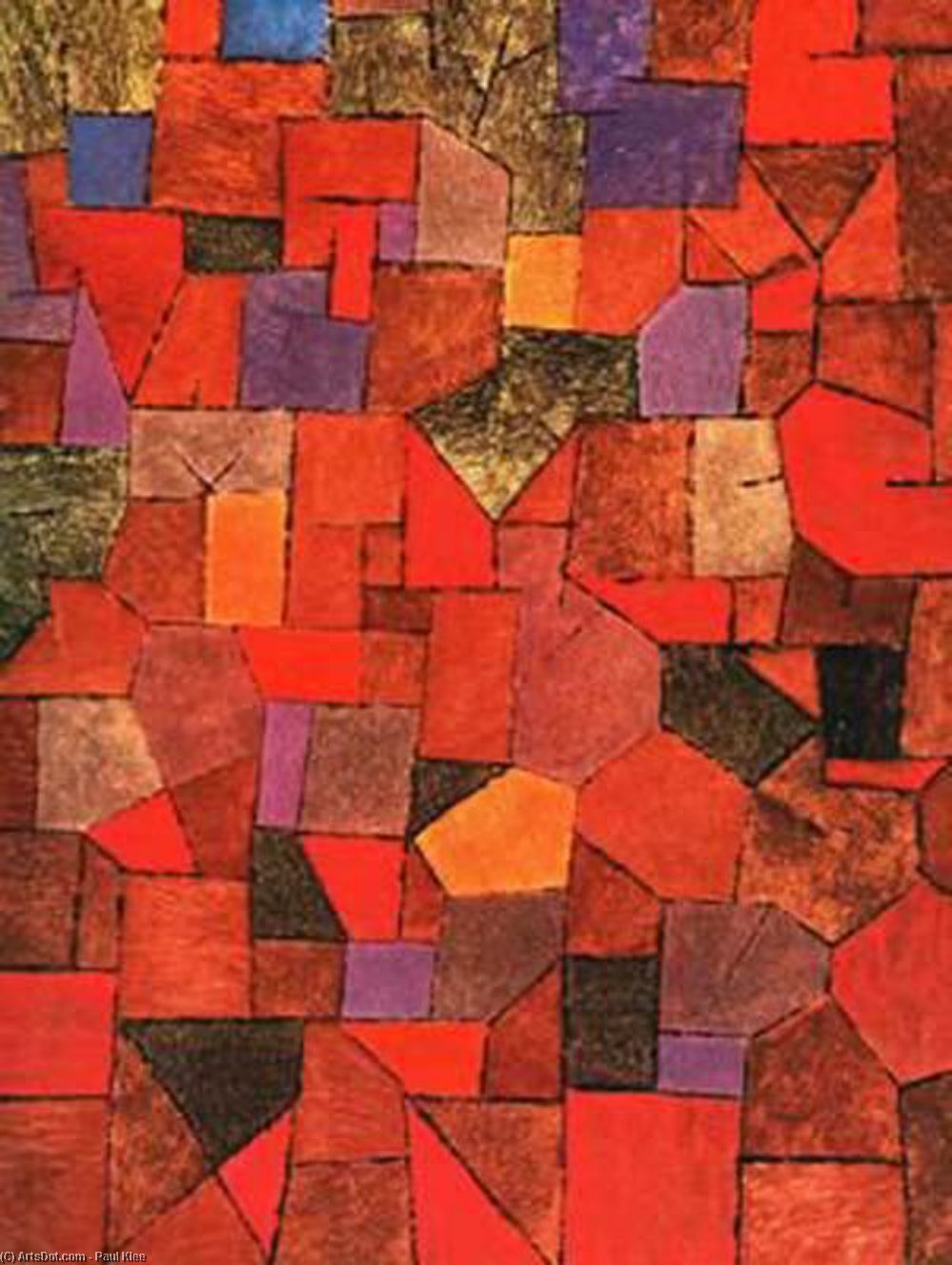 Mountain Village (autumnal) — Paul Klee