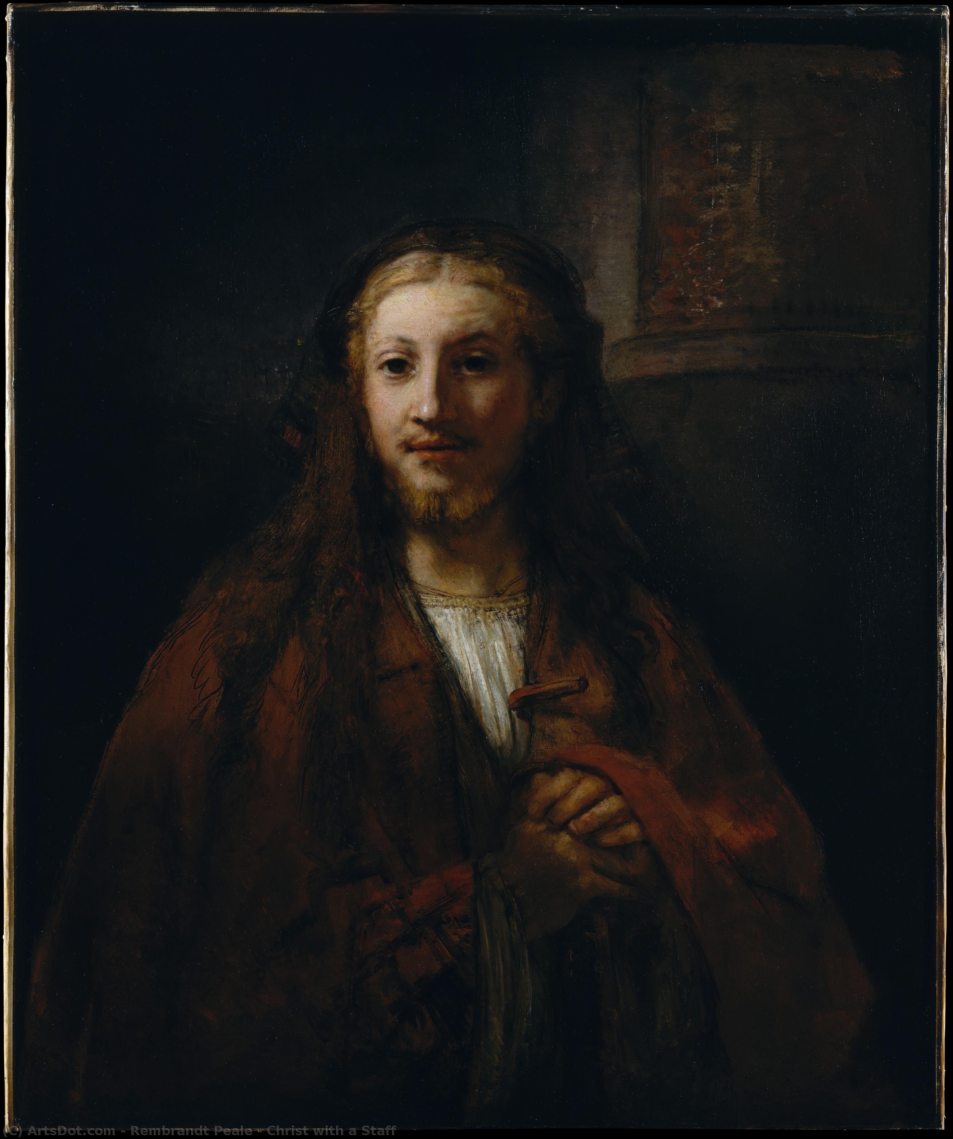 Christ With A Staff — Rembrandt Peale