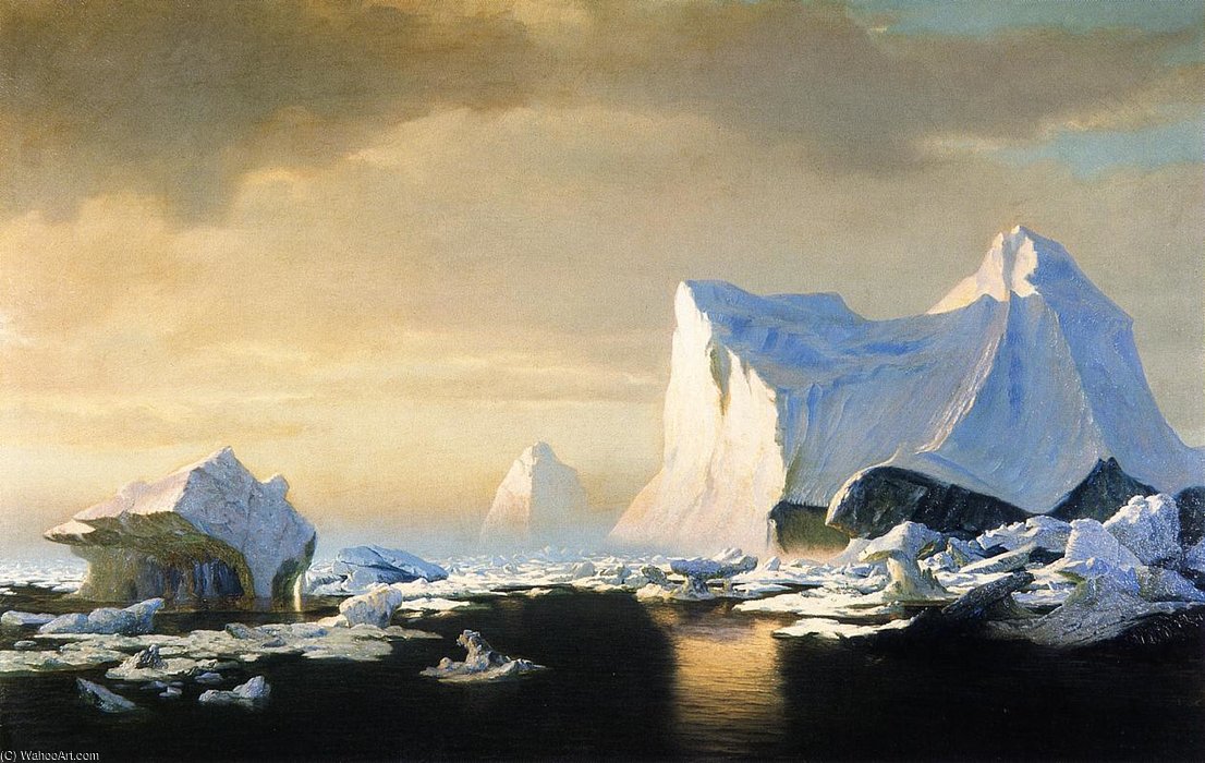Icebergs En El Ártico William Bradford — William Bradford