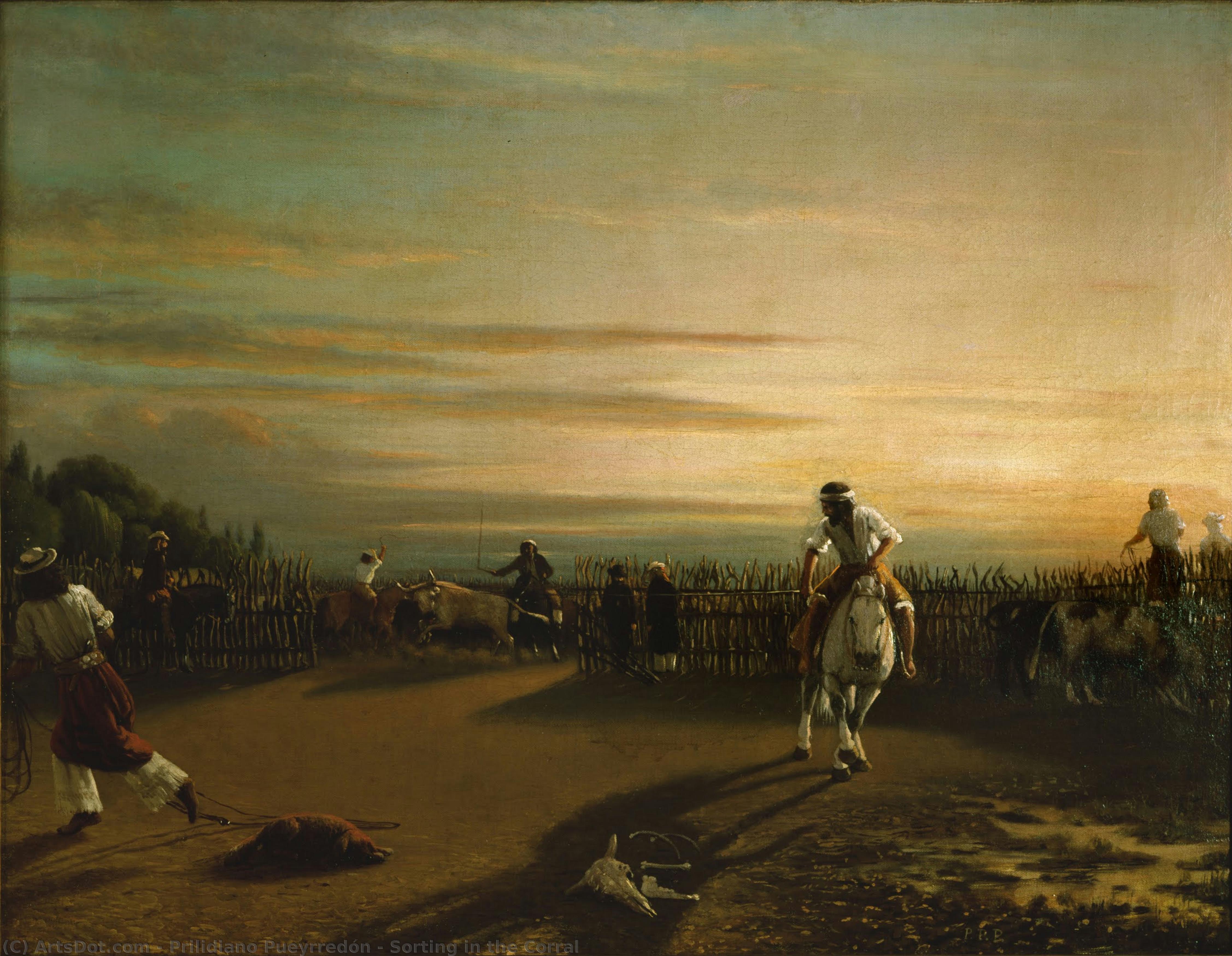Sorting In The Corral — Prilidiano Pueyrredón