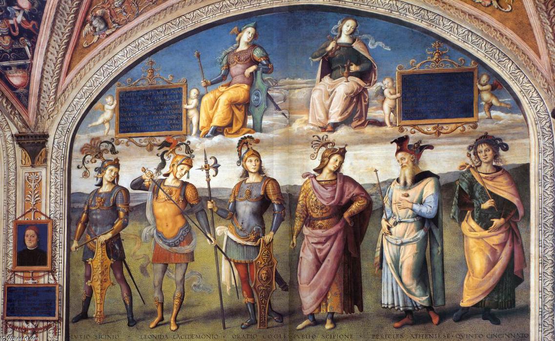 Famous Men Of Antiquity — Vannucci Pietro (le Perugin)