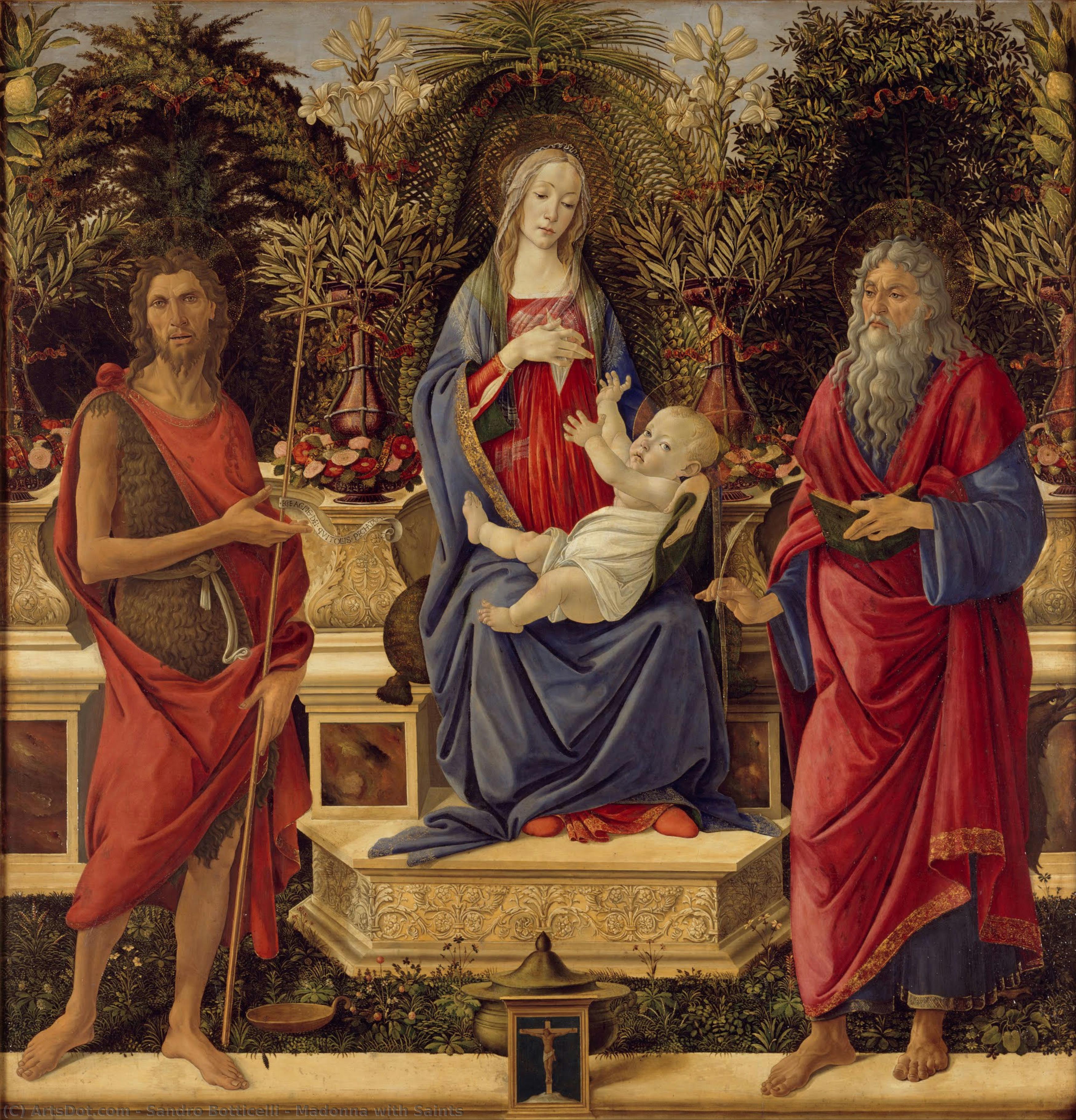 Madonna With Saints — Sandro Botticelli