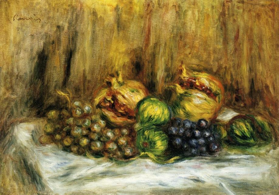 Bodegón Con Uvas — Pierre-auguste Renoir