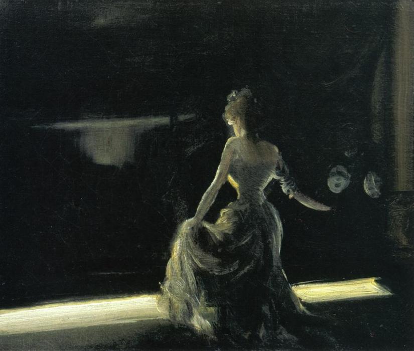 Girl On Stage — Everett Shinn