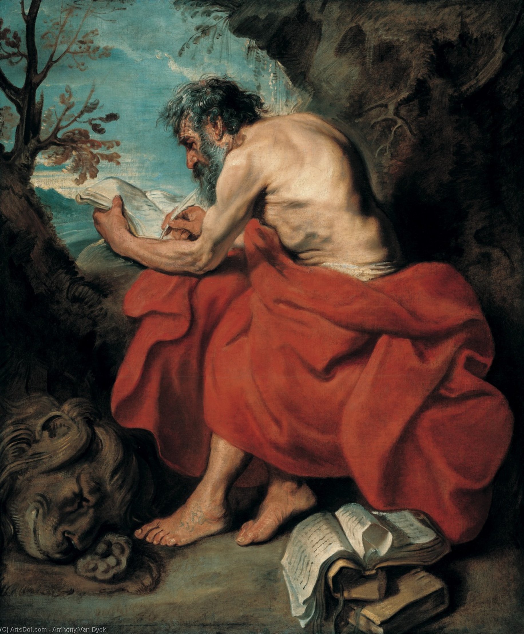 St Jerome — Sir Anthony Van Dyck