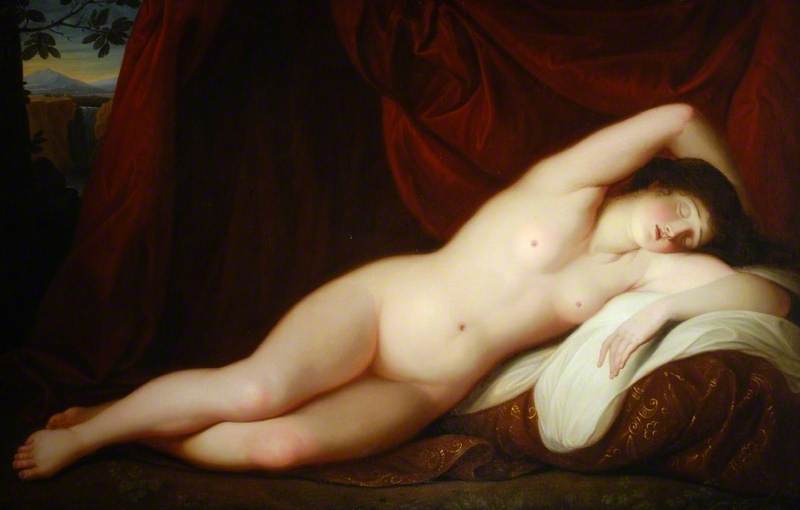 Sleeping Female Nude — Giovanni Battista Cipriani