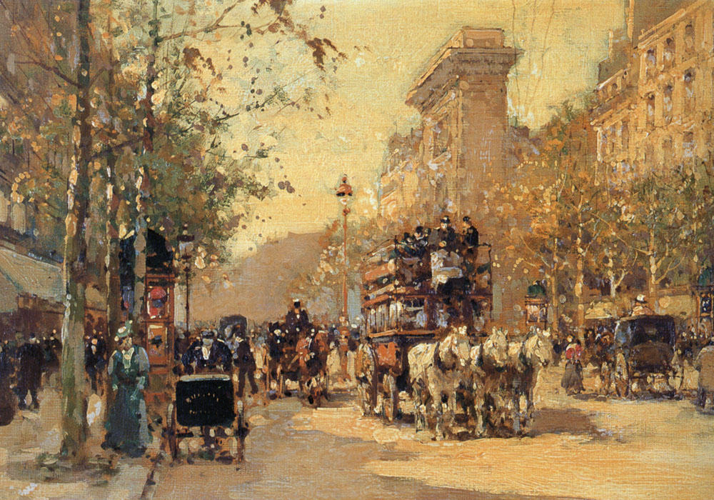 The Porte Saint Martin — Edouard Cortès