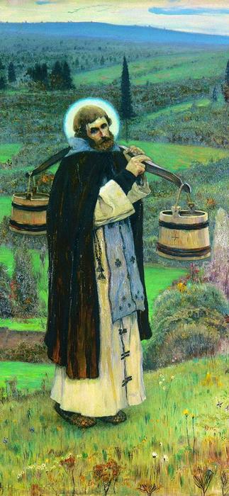 Saint Sergius' Labours (left Part Of The Triptych) — Mikhail Nesterov