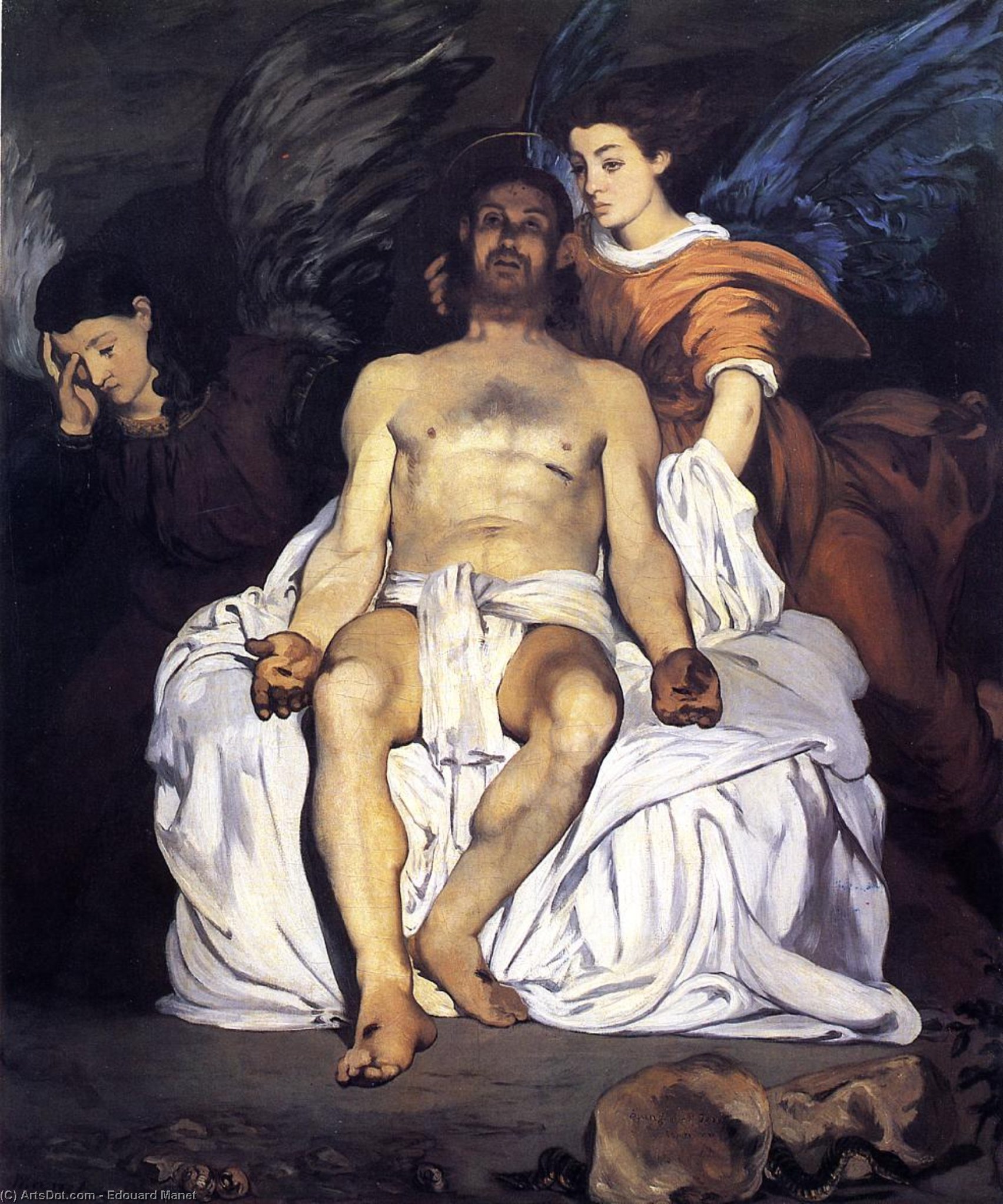 The Dead Christ And The Angels — Édouard Manet