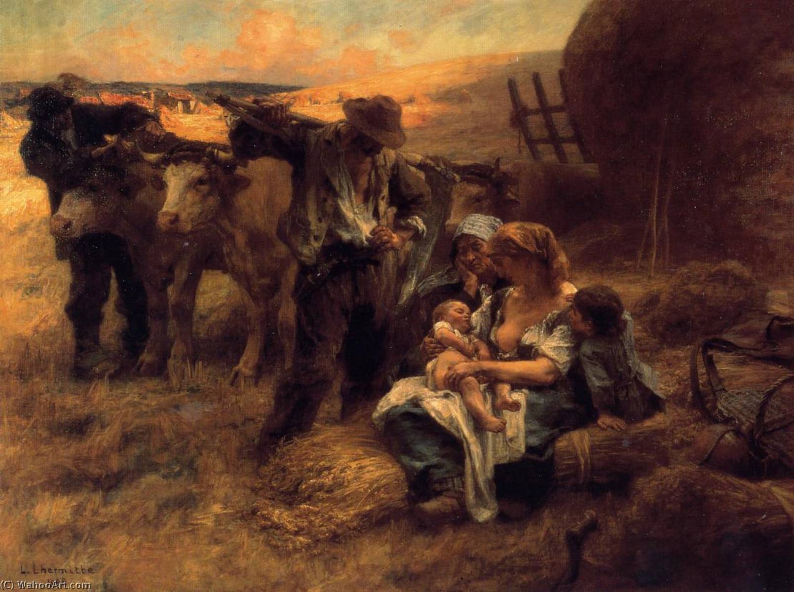 The Family — Léon Augustin L'hermitte