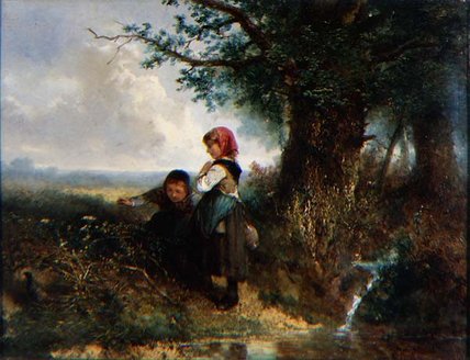 Landscape With Figures — Johan Mari Henri Ten Kate